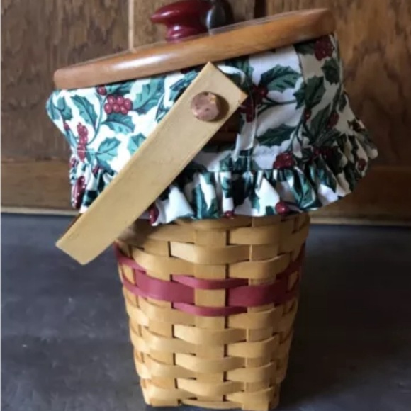 Vintage Longaberger Christmas Collection 1998 Edition Glad Tidings Basket - Picture 2 of 6